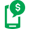 Icon illustration of a smartphone
